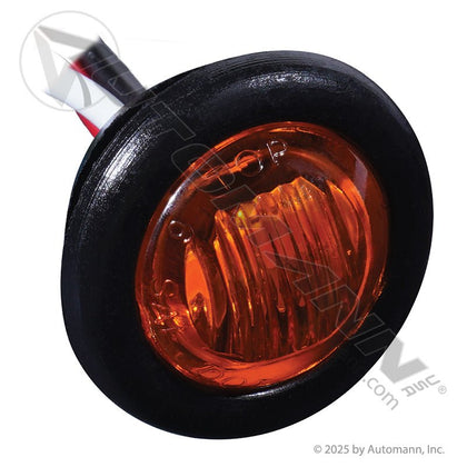 Marker Light LED Dual Function Amber 3/4in Round 3-Wire - Trucklite 36203Y M271ABT3 571.LD363A3 571.LD363A3 - Automann - FLEETPRO PARTS & TIRES