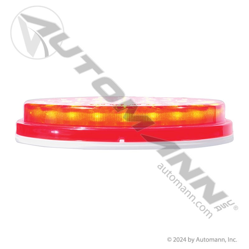 4 Inch Round LED Tail Light – 39 - Diode Red – Replaces Truck - lite 4050 571.LD40R39 - Automann - FLEETPRO PARTS & TIRES