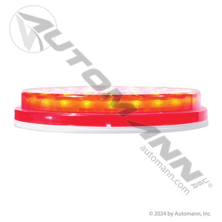 4 Inch Round LED Tail Light – 39 - Diode Red – Replaces Truck - lite 4050 571.LD40R39 - Automann - FLEETPRO PARTS & TIRES