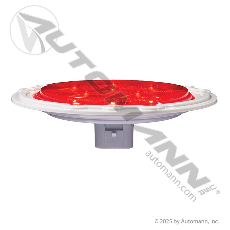 Red 4in LED Flange Light - 6 - Diode Weathertight Plug - 44322R 818R7 STL13RFMB 571.LD441R6 - Automann - FLEETPRO PARTS & TIRES