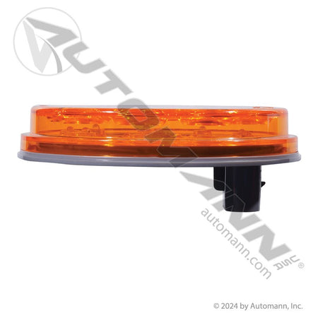 Front Park Turn LED Light - 4 Inch Round Amber Fit 'N Forget - Trucklite 44203Y 571.LD44A10 571.LD44A10 - Automann - FLEETPRO PARTS & TIRES