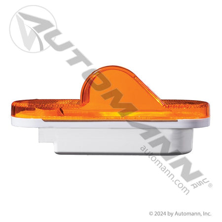 Midship Turn Signal LED Light - 6 Inch Oval Amber 8-Diode - STL75AB 351A 571.LD601A8 571.LD601A8 - Automann - FLEETPRO PARTS & TIRES