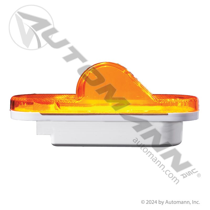 Midship Turn Signal LED Light - 6 Inch Oval Amber 8-Diode - STL75AB 351A 571.LD601A8 571.LD601A8 - Automann - FLEETPRO PARTS & TIRES