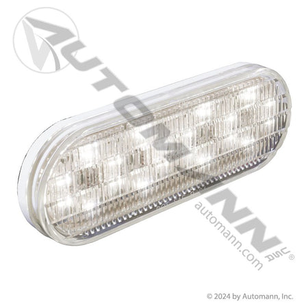 Back-Up LED Light - 6 Inch Oval 20-Diode - Trucklite 6060C BUL10CB 571.LD60W20 571.LD60W20 - Automann - FLEETPRO PARTS & TIRES