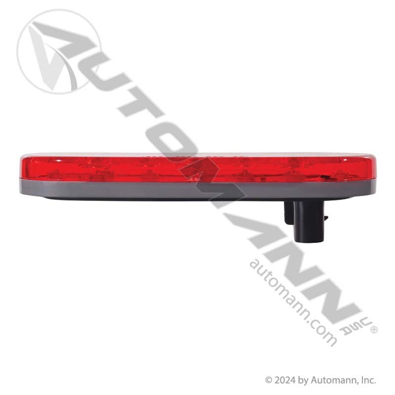 6 Inch Oval LED Tail Light – 10 - Diode Red – Replaces Truck - lite 60250R 571.LD66R10 - Automann - FLEETPRO PARTS & TIRES