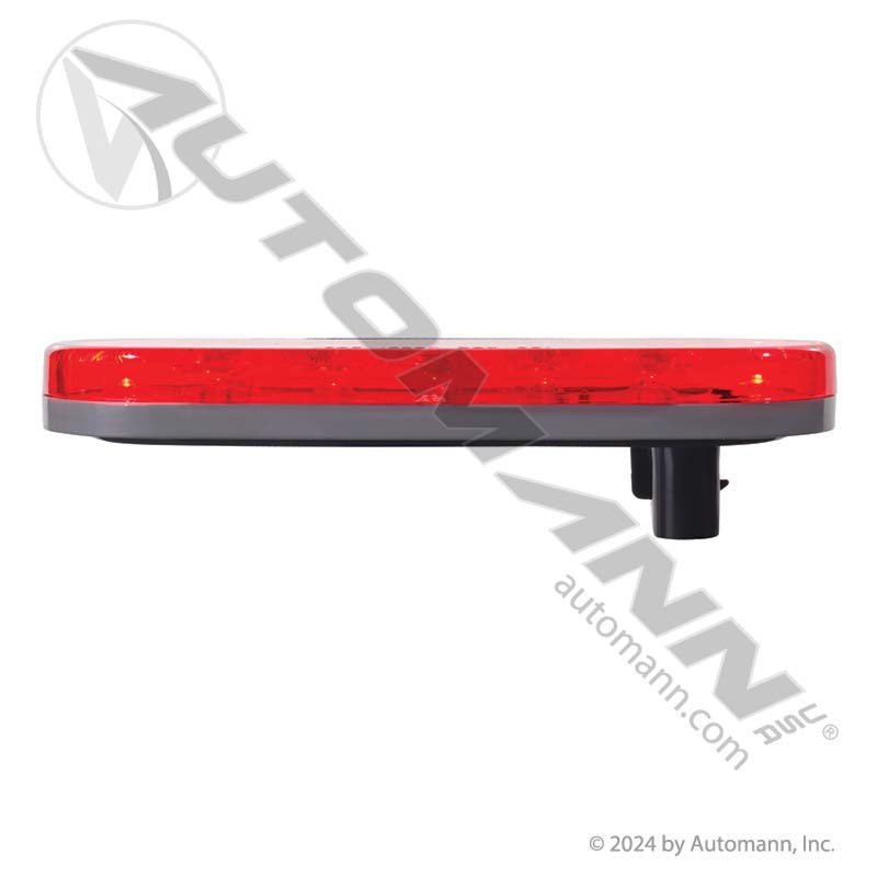 6 Inch Oval LED Tail Light – 10 - Diode Red – Replaces Truck - lite 60250R 571.LD66R10 - Automann - FLEETPRO PARTS & TIRES