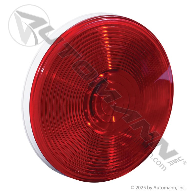 4 Inch Round Stop Tail Light – Red Incandescent – Replaces Truck - lite 40202R 571.LG40R - Automann - FLEETPRO PARTS & TIRES