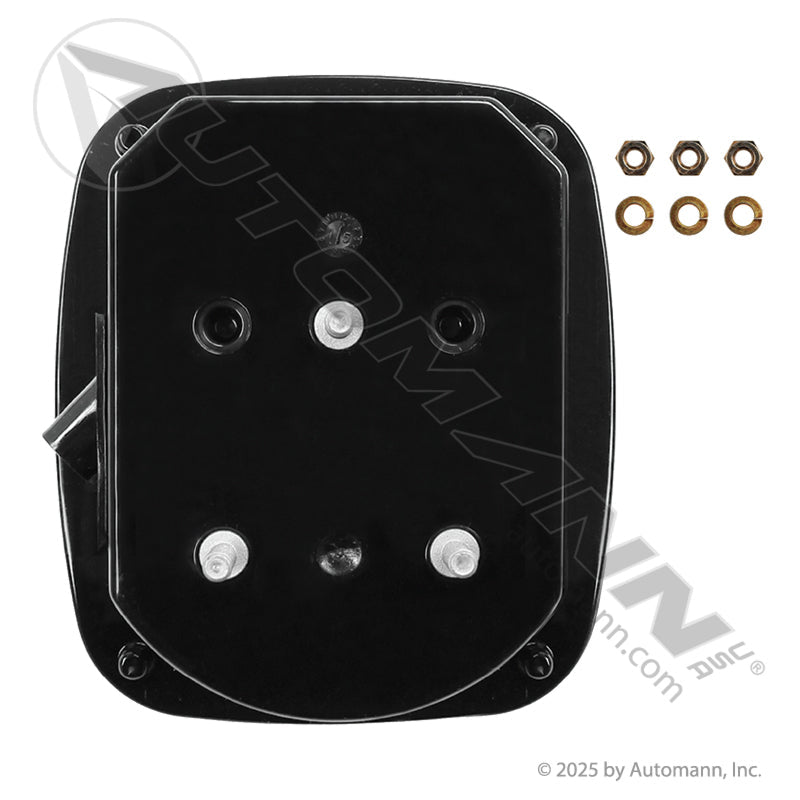 Freightliner LH Stop Tail Turn Light – Box Assembly with License Window – Replaces Grote 53712 571.LG505R - Automann - FLEETPRO PARTS & TIRES