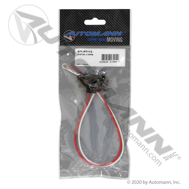 Pigtail 3 Wire PL - 3 - Right Angle 12" Leads 571.PT113 94993 66843 571.PT113 - Automann - FLEETPRO PARTS & TIRES