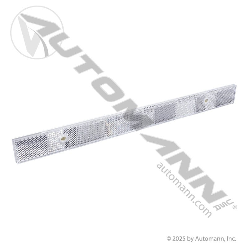 Reflex Reflector Strip - White 1-3/32 in x 12 in Quick-Mount - Grote 41121 571.RF2X12QMW 571.RF2X12QMW - Automann - FLEETPRO PARTS & TIRES