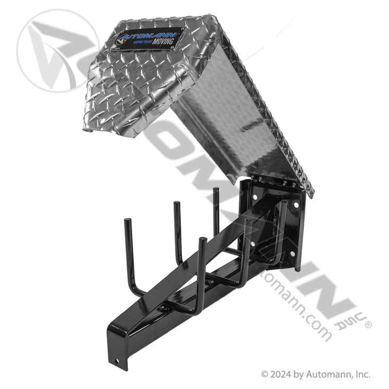 24 Inch Tire Chain Carrier – Steel Body with Aluminum Diamond Plate Cover – 300lb Capacity – Automann 573.TCC1024