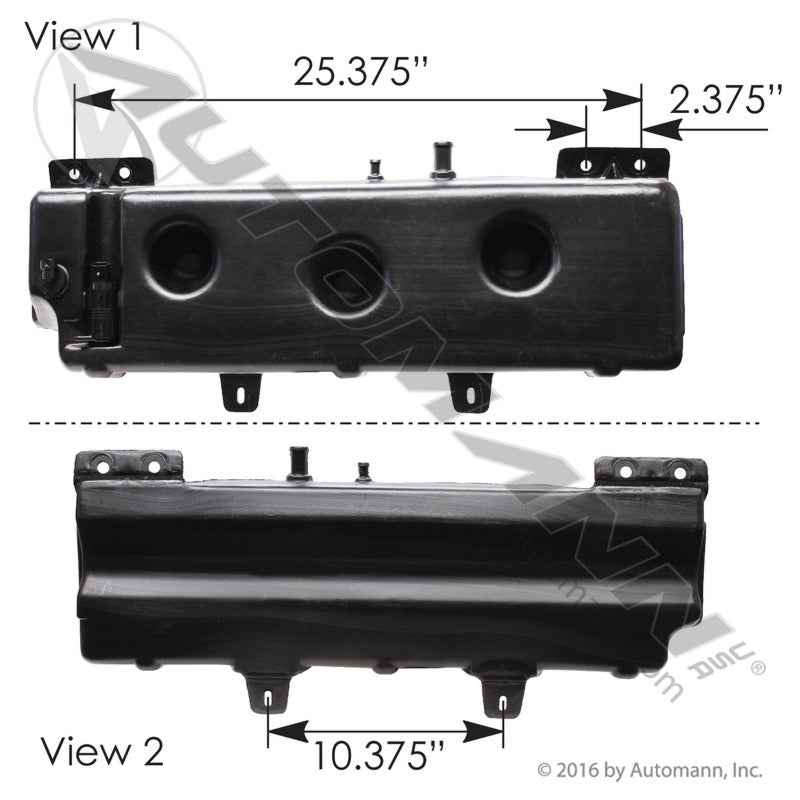 Volvo VNL Washer Fluid Reservoir – Includes Pump – Replaces 82711782