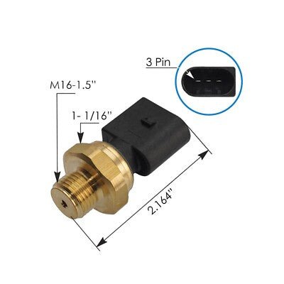 Detroit Diesel Oil Pressure Sensor – Automann OE - Grade – Replaces A0071530828 577.23517OE - Sensata OE - FLEETPRO PARTS & TIRES
