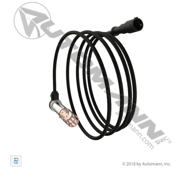 ABS Sensor Kit with 90 Degree Head – 76" Cable including Clip and Grease – Replaces R955342 S4410328140 577.A5342 - Automann - FLEETPRO PARTS & TIRES