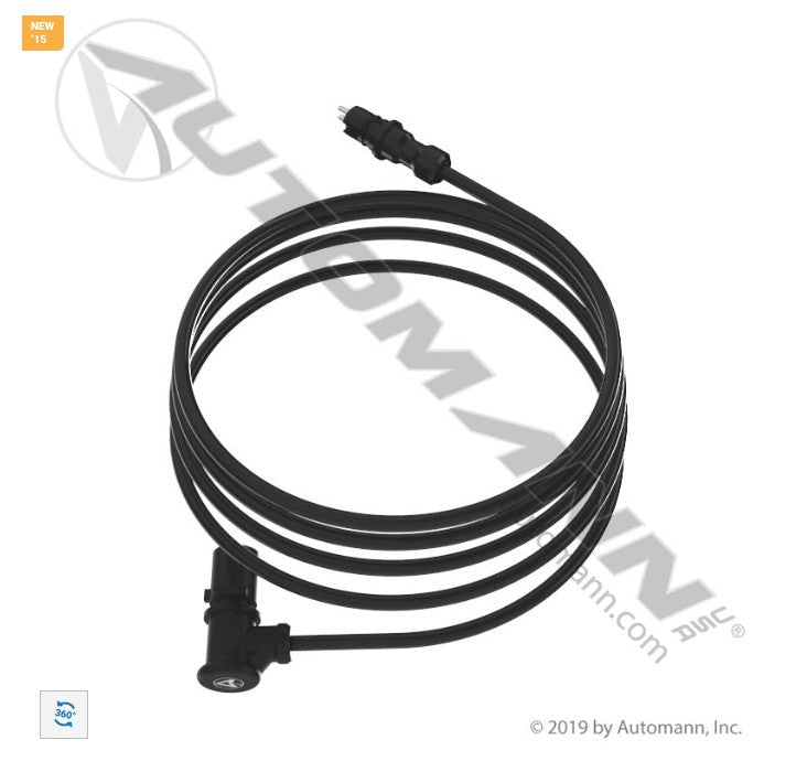 ABS Sensor Extension Cable – 72" Wabco Type 2 - Wire – Replaces 8945900672 S4497130180 577.A7130180 - Automann - FLEETPRO PARTS & TIRES
