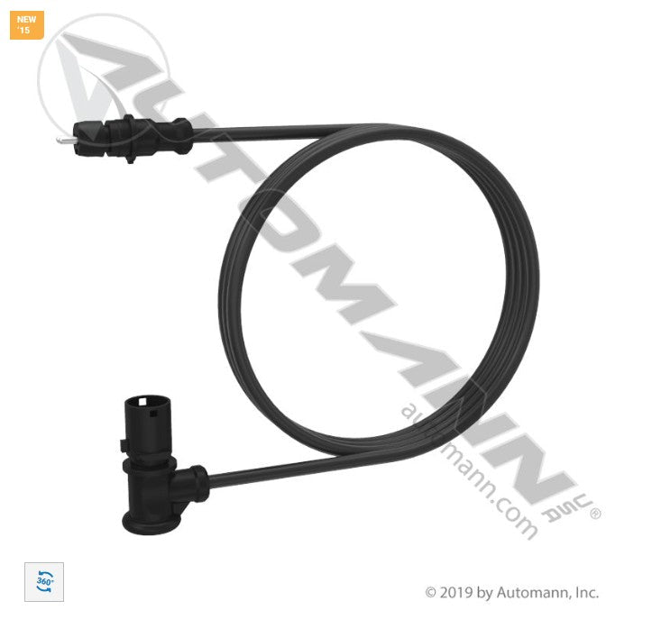 ABS Sensor Extension Cable – 120" Wabco Type 2 - Wire – Replaces 8945900692 S4497130300 577.A7130300 - Automann - FLEETPRO PARTS & TIRES