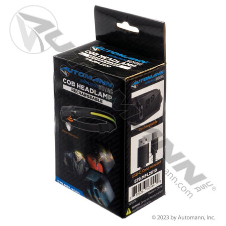 Rechargeable COB Headband Work Light - Automann 350 Lumen 579.MFL2010 579.MFL2010 - Automann - FLEETPRO PARTS & TIRES