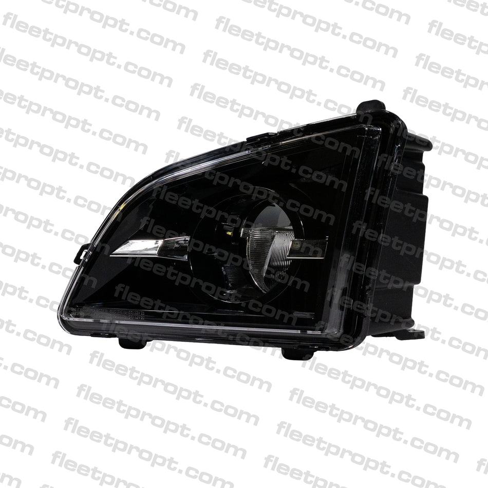 LH Fog Light, LED, Black Housing, 2018+, Volvo VNL. OEM 82775820, 564.96072L