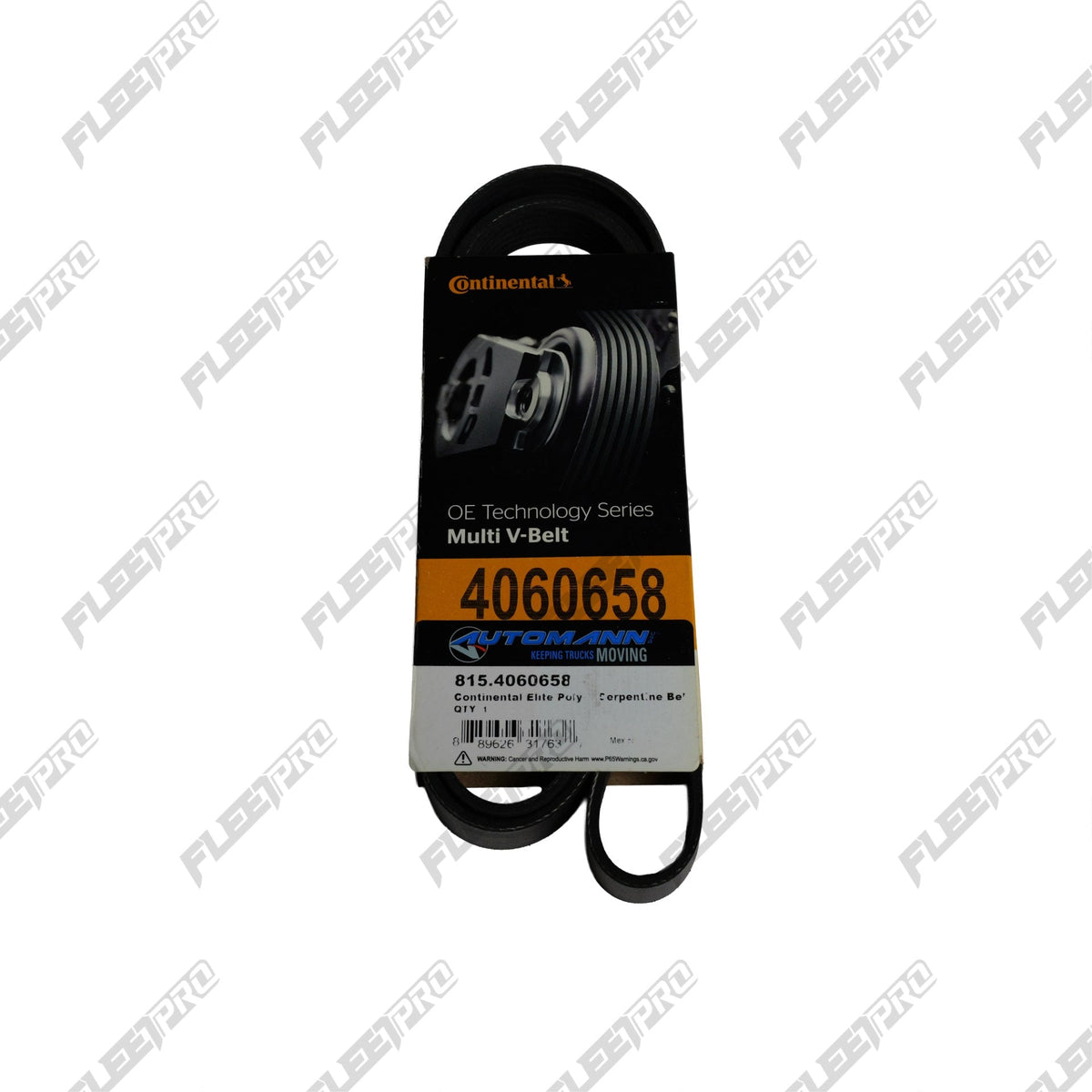 Continental OE Tech Serpentine Belt - Multi-V 6-Rib 65.8 in - 4060658 815.4060658 815.4060658 - Continental - FLEETPRO PARTS & TIRES