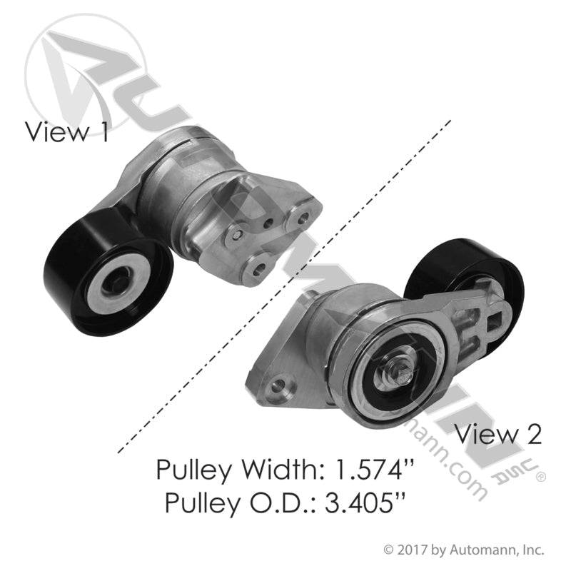 D13 MP7 AC Belt Tensioner - Continental OE 49601 Replaces 21454379 816.49601 - Continental - FLEETPRO PARTS & TIRES