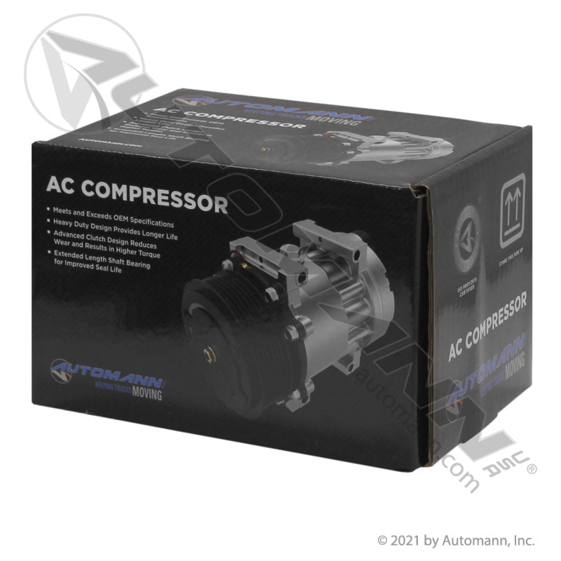 Volvo D13 MP8 AC Compressor - 2018 - 2026 Replaces OEM 20501069 8088112 830.31067 - Automann - FLEETPRO PARTS & TIRES