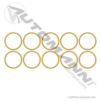 A/C Suction O-Ring - Yellow 10 Pack for Sanden WG Head - IHC 3543728C1 Red Dot 75R5535 830.52202Y-10 830.52202Y-10 - Automann - FLEETPRO PARTS & TIRES