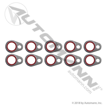 A/C Compressor Suction Sealing Washer - 3/4in Low-Side Teardrop Flange 10 Pack - IHC 3543882C1 Ford 4C4O-19E889LA 830.52303R-10 830.52303R-10 - Automann - FLEETPRO PARTS & TIRES