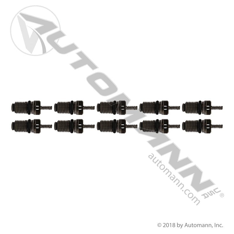 A/C Schrader Valve Core - M6 10-Pack - Mei 8916 Red Dot 70R5115 RD590840P 830.52408-10 830.52408-10 - Automann - FLEETPRO PARTS & TIRES
