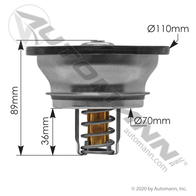 Volvo D13 Mack MP8 Thermostat – Mahle Original OE – Replaces 21613426 & 21412639 840.TH622639MA - MAHLE - FLEETPRO PARTS & TIRES