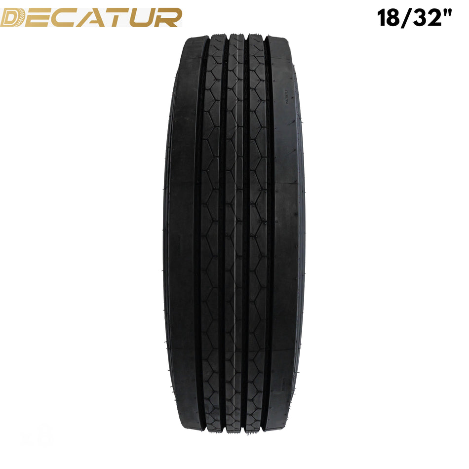 Decatur Fuel Eco A16 255/70R22.5 – Tread 18/32" – Step Deck Tire