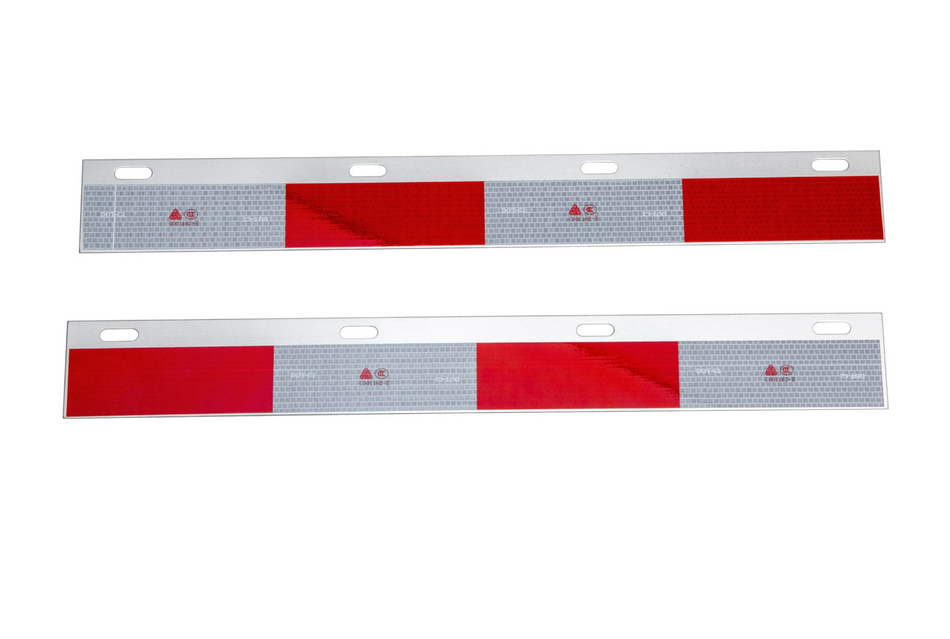 Aluminum Straight Conspicuity Reflector Plate for Straight Mud Flap Hanger