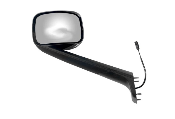 LH Hood Mirror Black , with Heating,W/O Electrical  2018+ Freightliner New Cascadia. OEM A22-77791-008, 563.46091