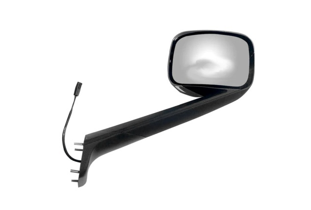 RH Hood Mirror Black , with Heating,W/O Electrical ,2018+ Freightliner New Cascadia. OEM A22-77791-009, 563.46092