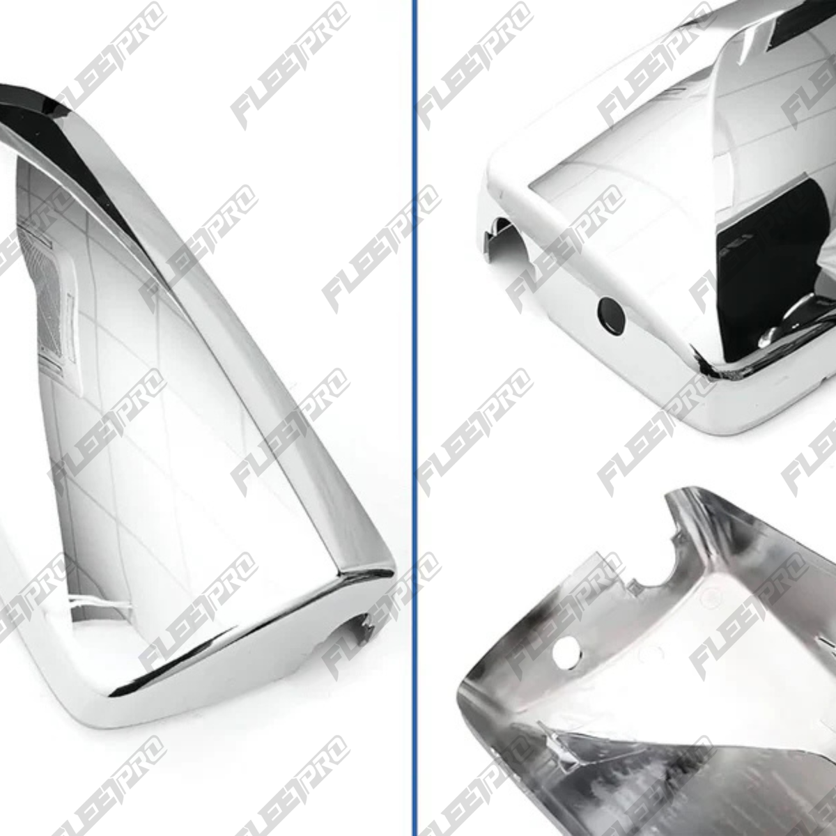 Volvo VNL Door Mirror Cover (2004–2025 Gen 2) – Chrome Passenger Side – Replaces 23836104 - Fleet Pro Parts & Tires Inc.