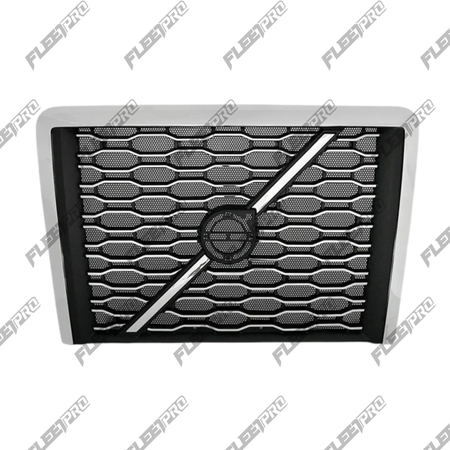 Chrome Front Grille Volvo VNL 2018-2026 (Gen 3) with Bug Screen – Replaces 84724157, 84724159 - Fleet Pro Parts & Tires Inc.