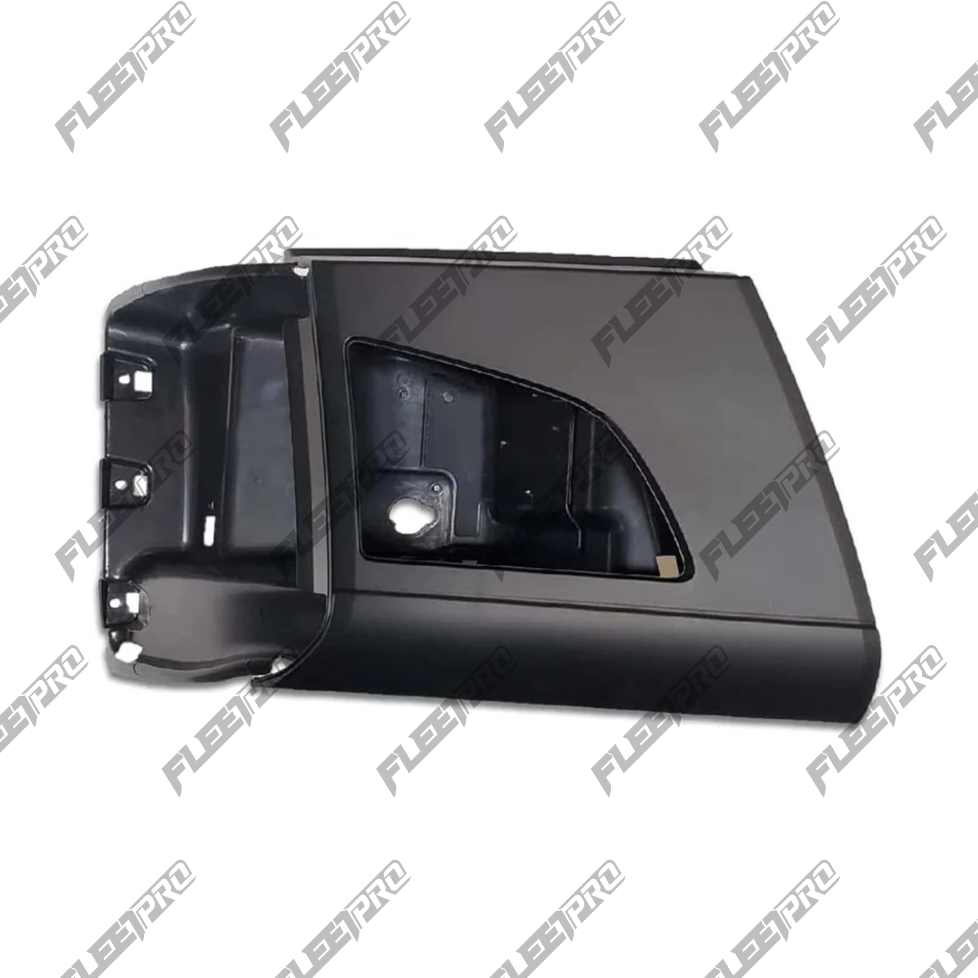 Volvo VNL Corner Bumper (2018–2024) – Passenger Side Primed – Fog Light Cutout – Replaces 82750070 - Fleet Pro Parts & Tires Inc.