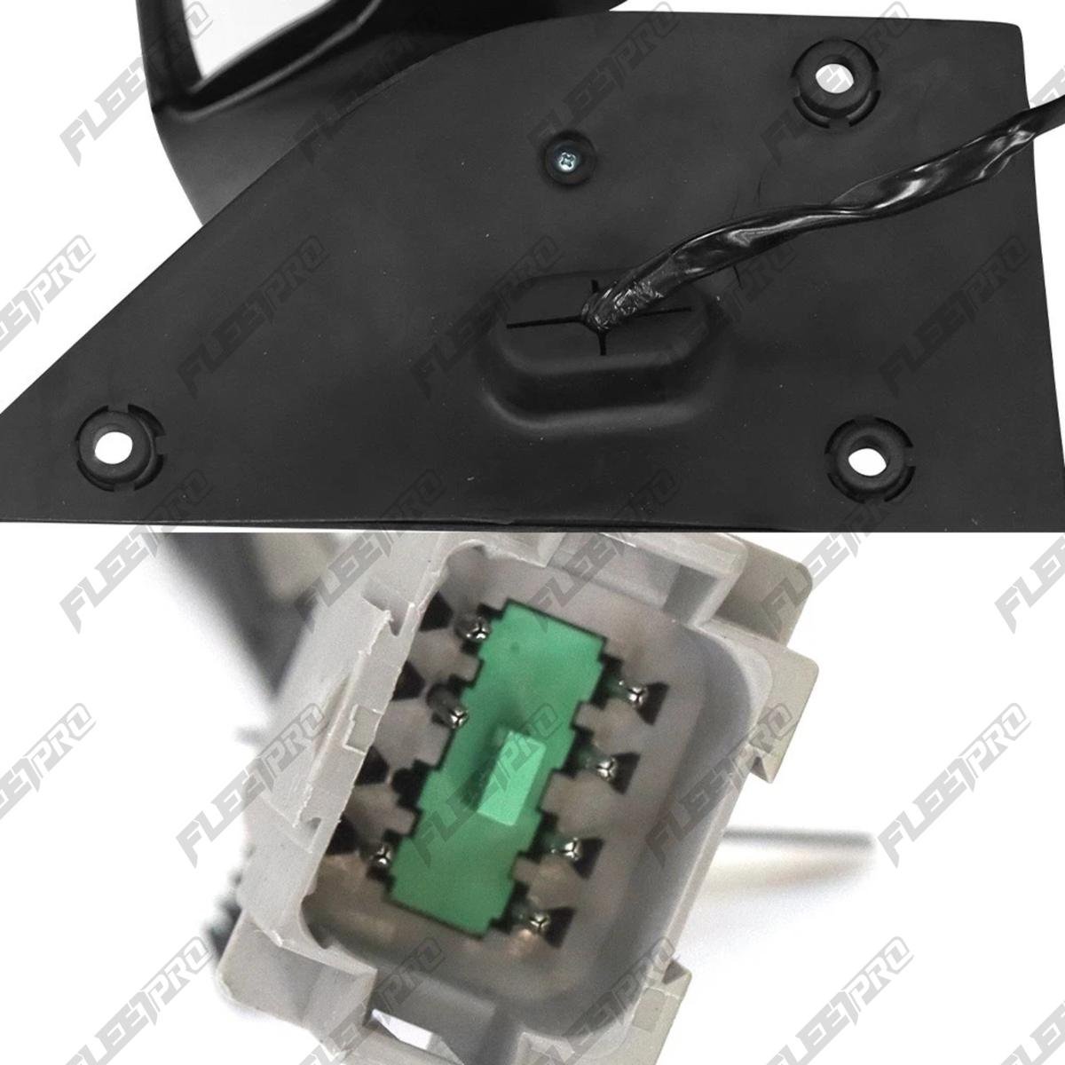 Cascadia Door Mirror (2018–2026) – Driver Side Black – Heated & Power Adjustable – Replaces A22-78606-004 - Fleet Pro Parts & Tires Inc.