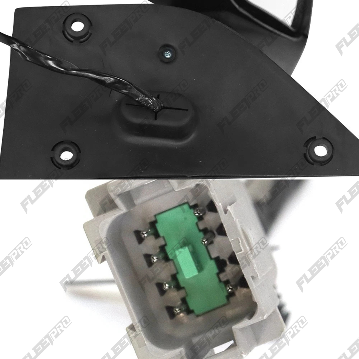 Cascadia Door Mirror (2018–2026) – Passenger Side Chrome Cover – Heated & Power Adjustable – Replaces A22-78606-007 - Fleet Pro Parts & Tires Inc.