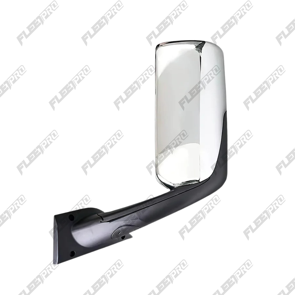 Cascadia Door Mirror (2018–2026) – Driver Side Chrome Cover – Heated & Power Adjustable – Replaces A22-78606-006 - Fleet Pro Parts & Tires Inc.