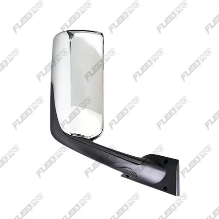 Cascadia Door Mirror (2018–2026) – Passenger Side Chrome Cover – Heated & Power Adjustable – Replaces A22-78606-007 - Fleet Pro Parts & Tires Inc.
