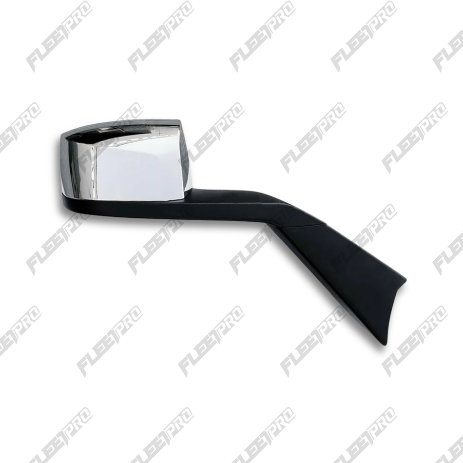 Volvo VNL Hood Mirror (2018–2025 Gen 3) – Passenger Side Chrome & Black Heated Assembly – Replaces 84723683 - Fleet Pro Parts & Tires Inc.