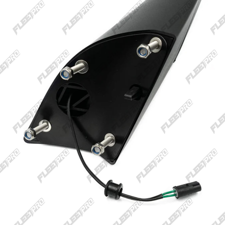 LH Hood Mirror Volvo VNL Black with Heat – 2018-2025 (Gen 3) Driver Side OEM Replacement 84723677 - Fleet Pro Parts & Tires Inc.