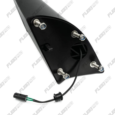 Volvo VNL Hood Mirror (2018–2025 Gen 3) – Passenger Side Chrome & Black Heated Assembly – Replaces 84723683 - Fleet Pro Parts & Tires Inc.