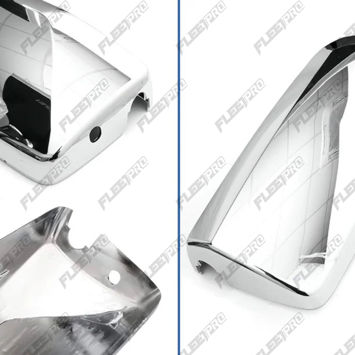 Volvo VNL Door Mirror Cover (2004–2025 Gen 2) – Chrome Driver Side – Replaces 23836105 - Fleet Pro Parts & Tires Inc.