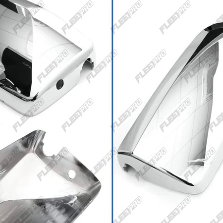 Volvo VNL Door Mirror Cover (2004–2025 Gen 2) – Chrome Driver Side – Replaces 23836105 - Fleet Pro Parts & Tires Inc.