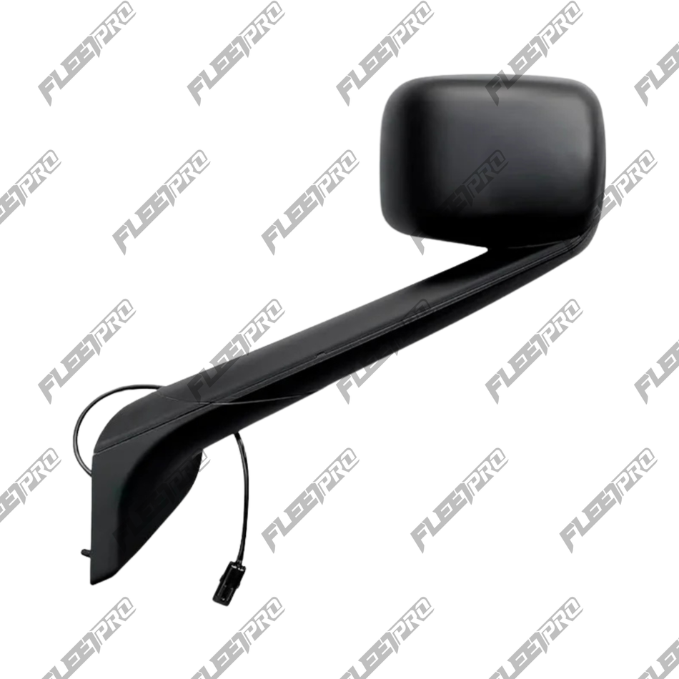 New Cascadia Hood Mount Mirror – Heated LH Driver Side – Replaces A2273566000 - Fleet Pro Parts & Tires Inc.