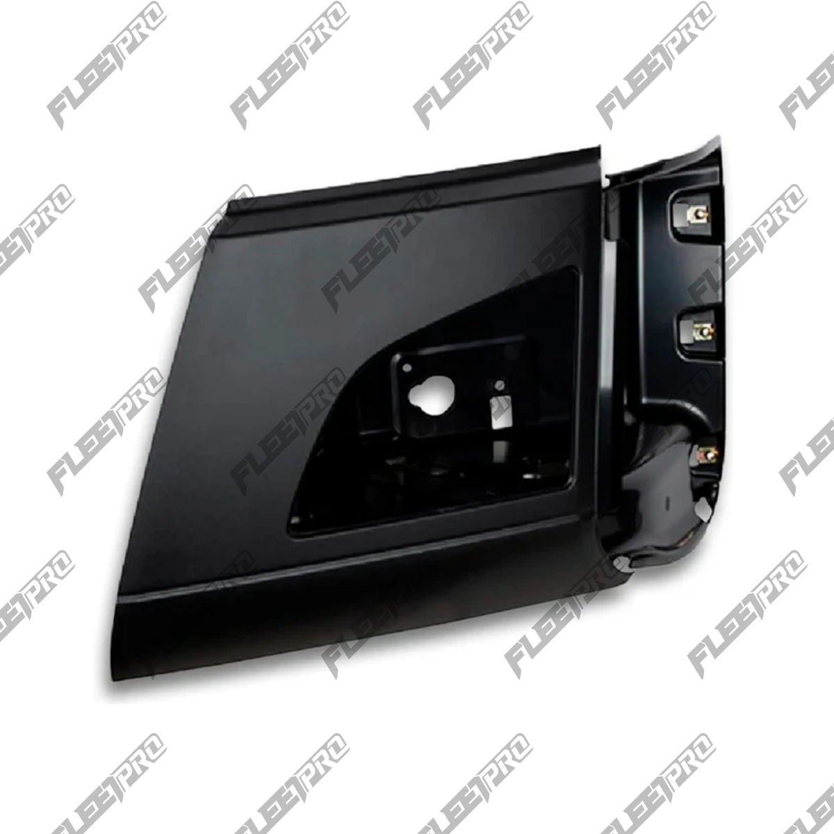 Volvo VNL Corner Bumper (2018–2024) – Driver Side Primed – Fog Light Cutout – Replaces 82750068 - Fleet Pro Parts & Tires Inc.