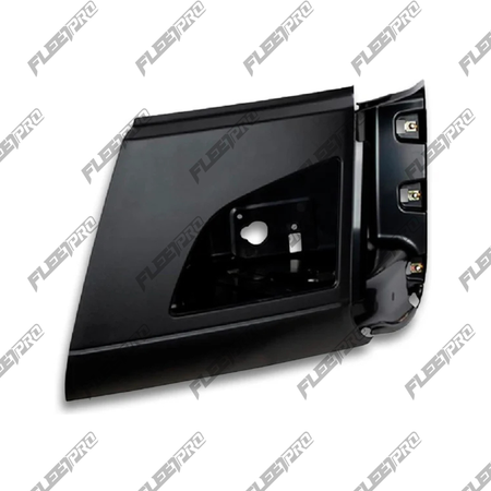 Volvo VNL Corner Bumper (2018–2024) – Driver Side Primed – Fog Light Cutout – Replaces 82750068 - Fleet Pro Parts & Tires Inc.