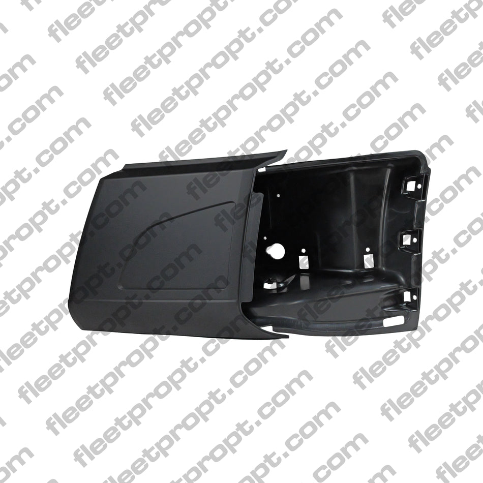 LH Corner Bumper w/o Hole, Black, 2018+, Volvo VNL. OEM 82750062, 564.96082