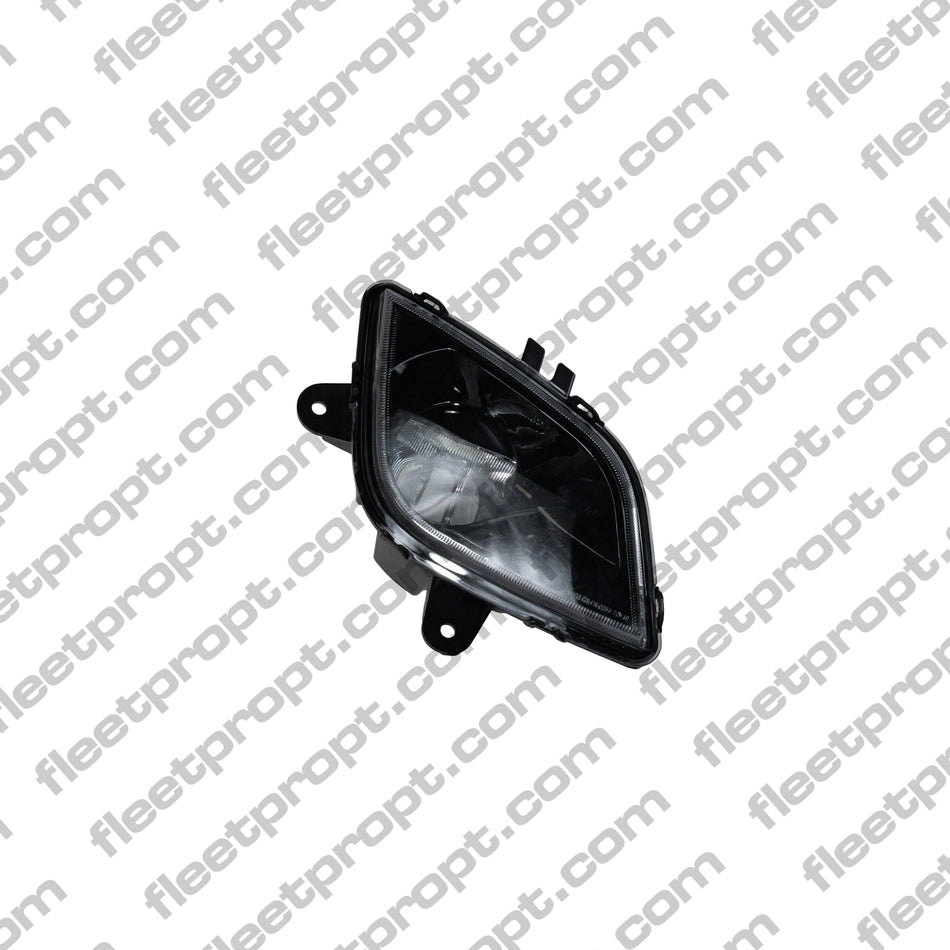 RH Fog Light, LED, Black Housing, 2018+, Freightliner New Cascadia. OEM A66-03653-005, 564.46077R